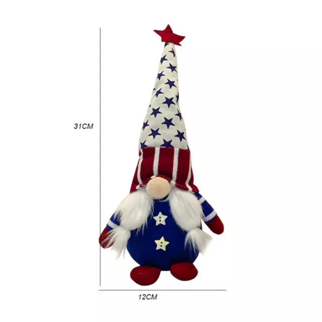 4th of July Gnomes Decor Independence Day Patriotic Gnome Plush Doll Gnome Decor