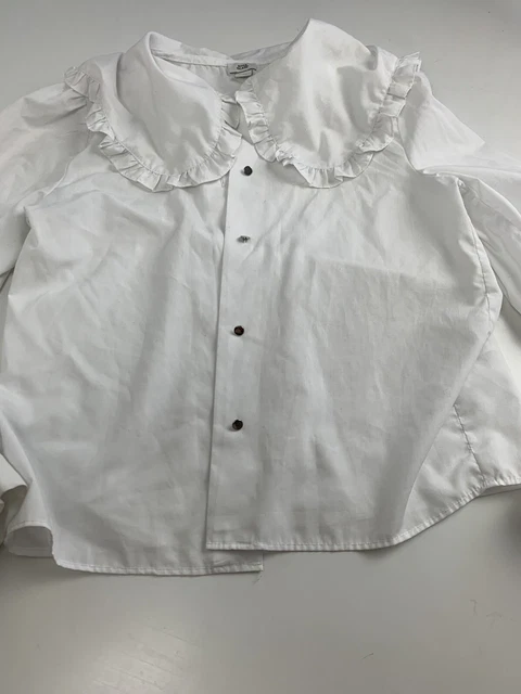 Maglietta bianca River Island Tops Pacchetto Ragazze Età 11 12 Anni Peter Pan Rosa 3