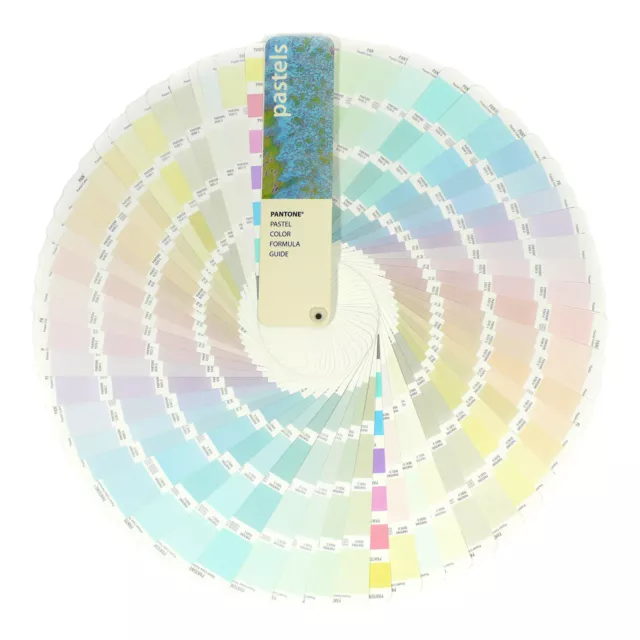 Pantone Pastel Color Formula Guide / Swatch Fan 1990