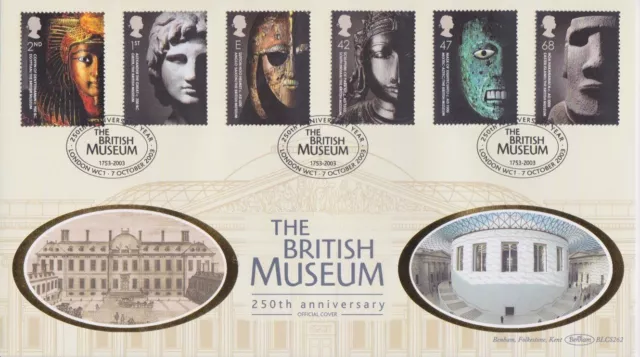 Gb Stamps Very Rare Benham Ltd Edn First Day Cover British Museum 1