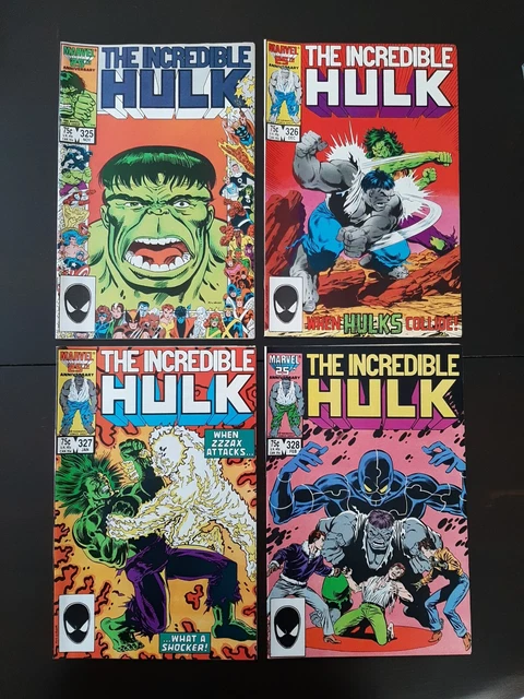 Incredible Hulk 325-328 Marvel MCU 1986 1st Print