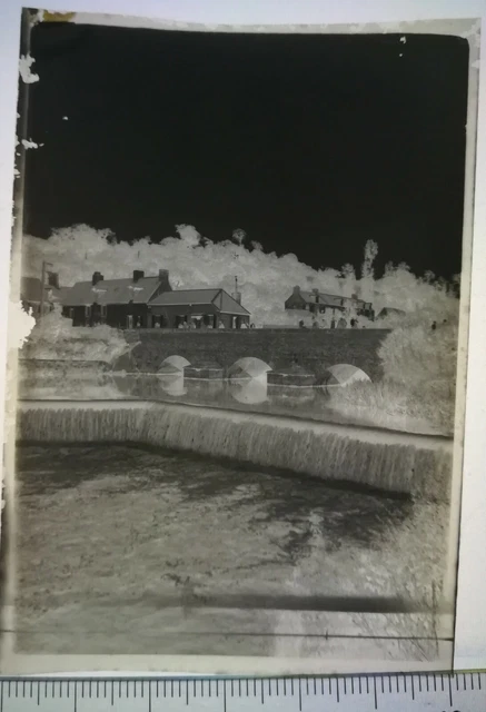 EE155 negative film circa 1930 TBE 8x6cm landscape houses bridge dam