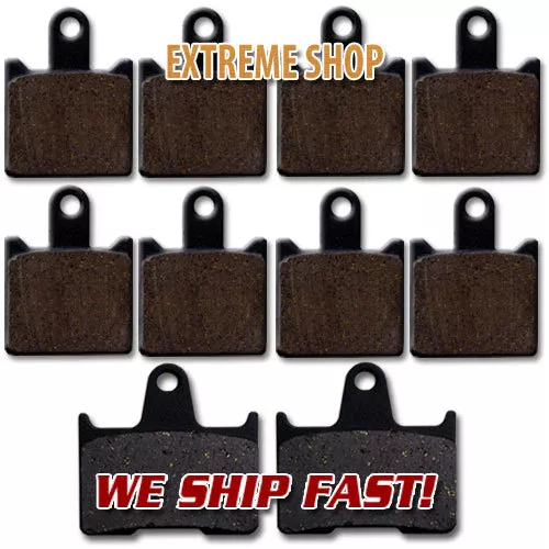 Front+Rear Brake Pads for Kawasaki ZZR 1400 ZX14R Ninja ZX1400 R ABS (2006-2021)