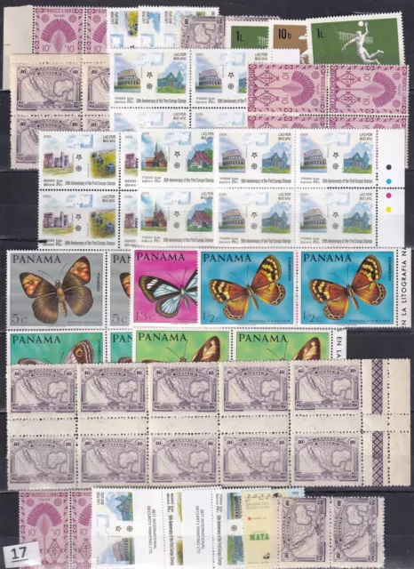 / Wholesale - Mnh - 62 Stamps - Butterflies, Volleyball, Architecture, Maps