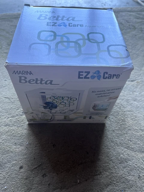 Marina Betta EZ Care Aquarium Kit Betta Fish Tank 0.7 Gal
