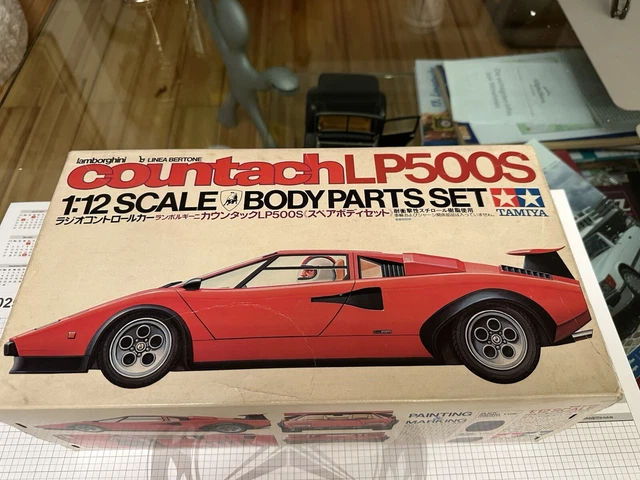 VINTAGE TAMIYA NO.5062 Lamborghini Countach LP 500 S Body Parts Set in ...