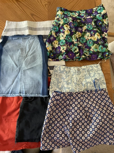 Lotto di lavoro pacchetto di 8 gonne e pantaloncini da donna alta strada varie taglie