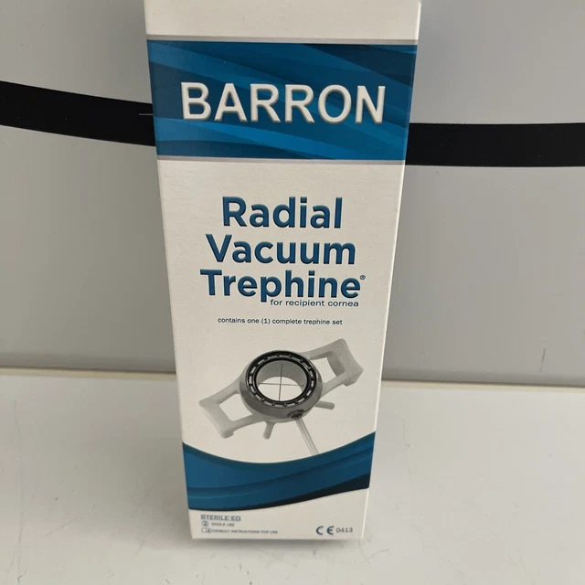 Katena Ref: K20-2059 Barron Radial Vacuum Trephine Set 8.25mm Diameter 01/2027