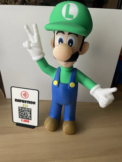 FIGURA LUIGI IMPRESO En 3D EUR 40,00 PicClick ES