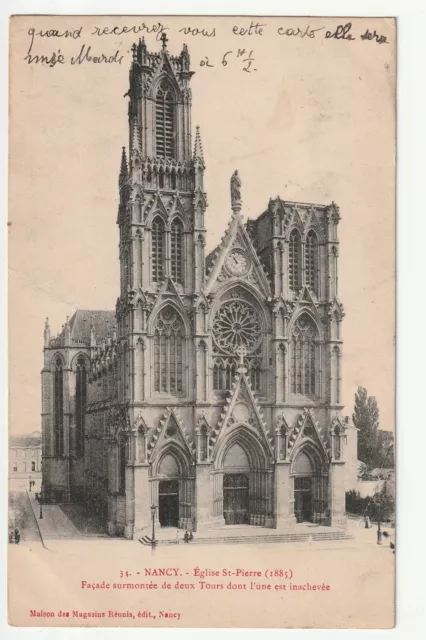 NANCY - Meurthe & Moselle - CPA 54 - the Church of St. Peter
