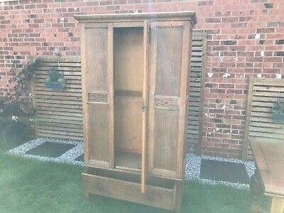 Antique Wardrobe With mirror and drawer.  2