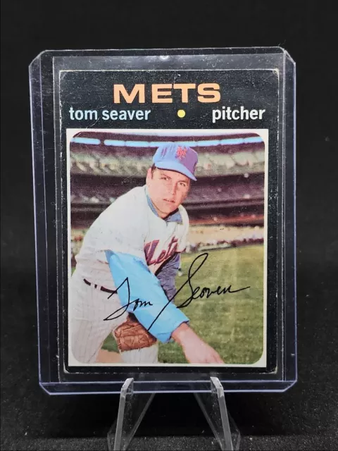 1971 Topps Chewing Gum Autograph Tom Seaver Auto WHC579 1971 Topps Chewing Gum Autograph Tom Seaver Auto WHC579