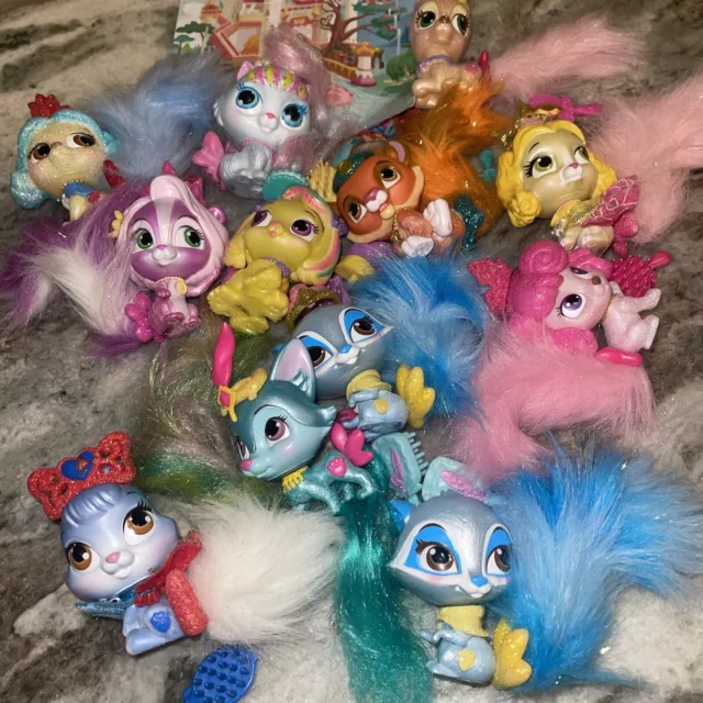 Lot Of 12 Disney Princess Palace Pets Whisker Haven With Accessories- W