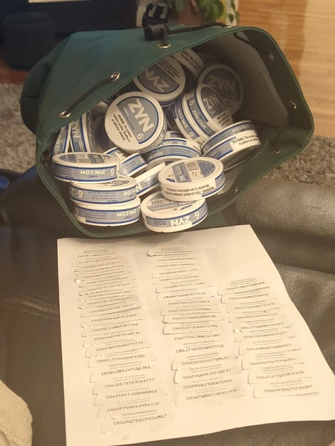 25 ZYN Rewards Codes