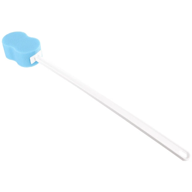 Limpiador trasero esponja de baño de mango flexible para depurador de espalda