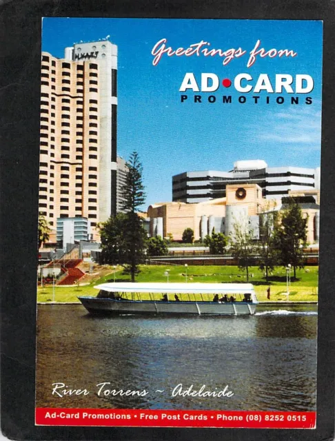B9076 Australia SA Adelaide River Torrens Popeye Boat postcard