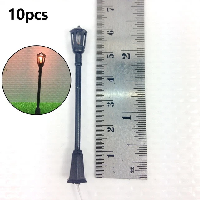 Praktisch Modell Lampe LED Strasse Licht 10X ABS Zubehör Adapter Garten