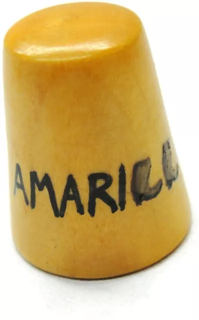 Carradus Originals Cottonwood Amarillo Vintage Wooden Thimble