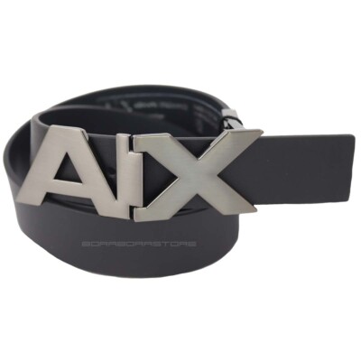 ARMANI Armani Exchange Cintura Uomo 951017 cc505 nero reversibile in pelle 