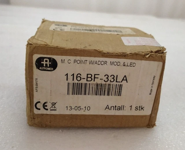 1x AUTRONICA	116-BF-33LA MANUAL CALL POINT