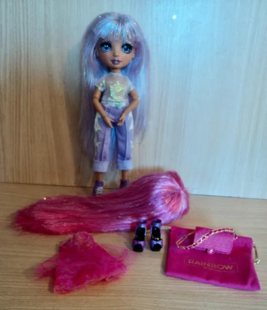 RAINBOW High Avery Styles Fashion Doll with 2 wigs & 2 Outfits with Accessories