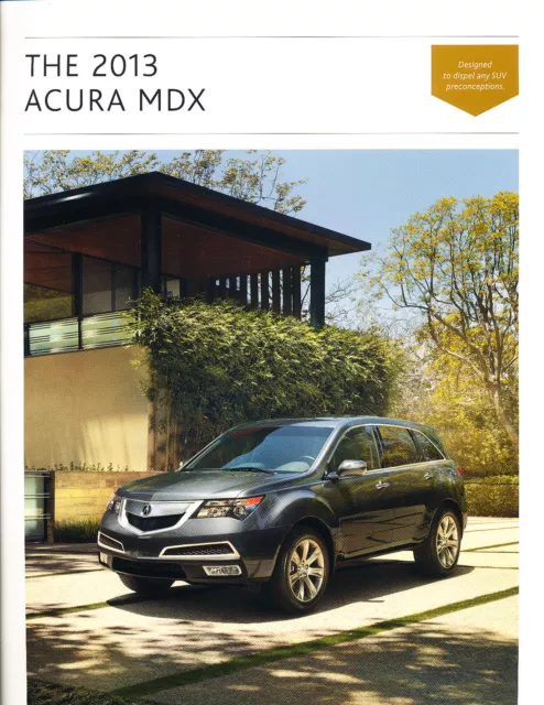 2013 Acura MDX 28-page Original DELUXE Car Dealer Sales Brochure Catalog