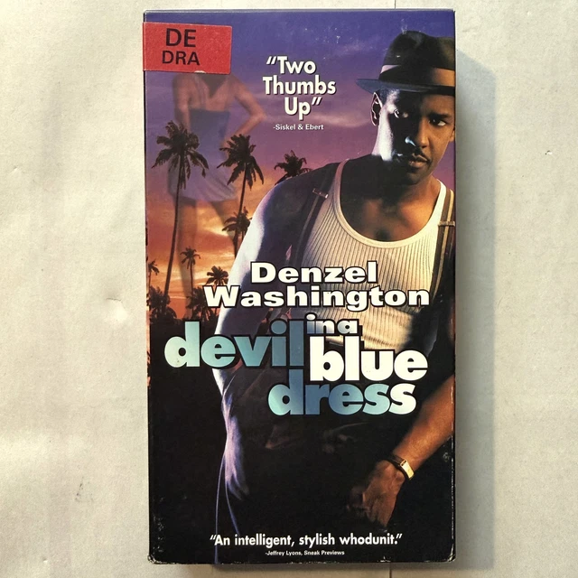 DEVIL IN A Blue Dress (VHS, 1996, Pre-owned Denzel Washington 2.24 -  PicClick UK