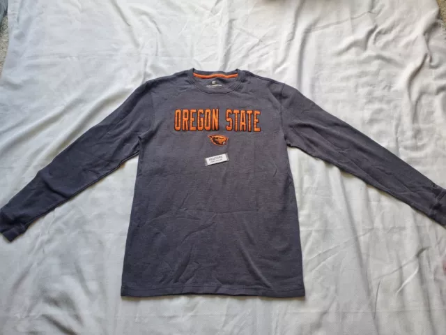 Oregon State University/OSU Beavers Long Sleeve Thermal Shirt Mens XL Colosseum