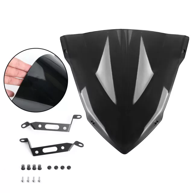 Plastique ABS Pare-Brise Saute-Vent pour Yamaha MT-07 MT07 2018-2020 A10