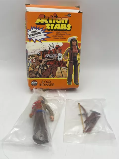 MIB 1970s vintage Airfix Action Stars INDIAN SIOUX action figure MIB 1970s vintage Airfix Action Stars INDIAN SIOUX action figure