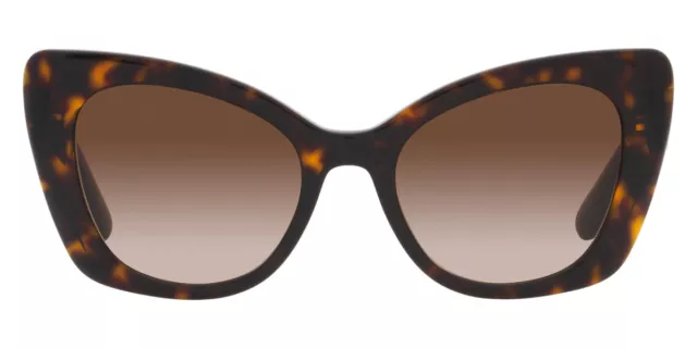 Dolce & Gabbana DG4405F Sunglasses Havana Gradient Brown 53 New 100% Authentic