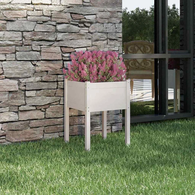 2 Pz Fioriere Da Giardino,Flowerpot,Fioriera Da Esterno In Legno Di Pino Impregnato Cfw42995 90777140