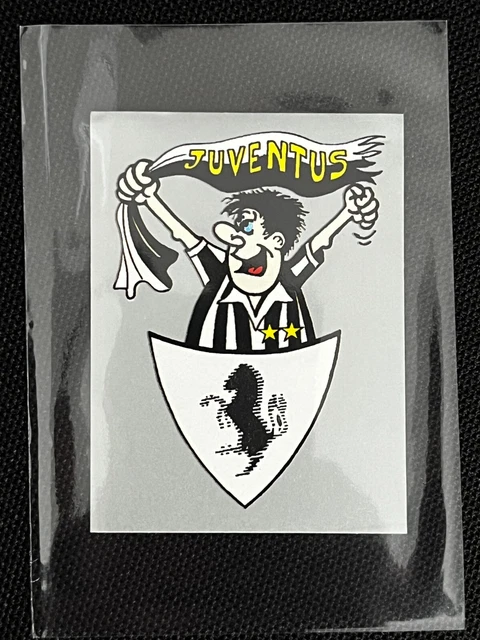 Sticker Euroflash Calcio 1990 – Juventus – Neuf – Rare – Pas Panini