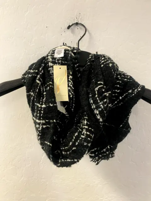 Collection 18 Women's Black Infinity Scarf ONESIZE