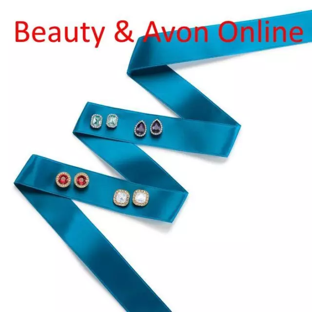 Avon Angelic Sparkling Stud Earrings ~ 4 Colors!!   **Beauty & Avon Online**