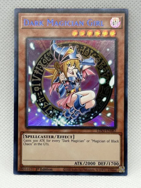 Yu-Gi-Oh! Dark Magician Girl (Blue)- LDS3-EN082 - Ultra Rare - 1st Edition - NM