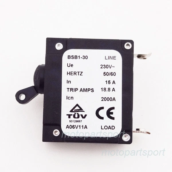15A 15 AMP 230V Generator Circuit Breaker BSB1-30 BAISHIBAO BSB 18.8 ...
