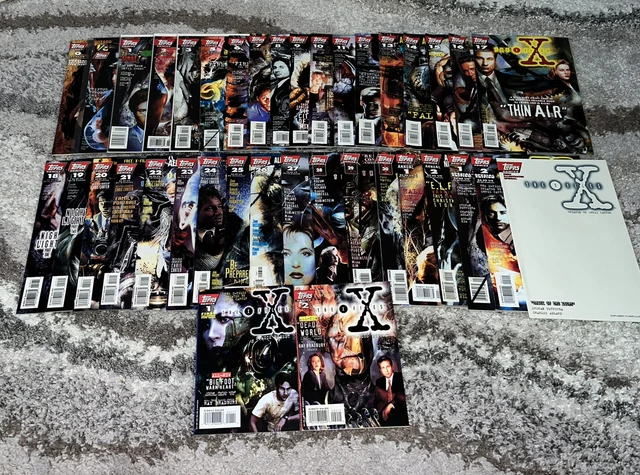Huge Lot Topps Comics The X-Files 1995 #0-30, Annual #1-2, Specials, Wizard 1/2