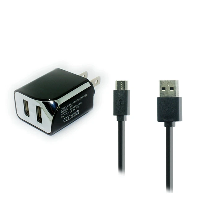 Wall Home AC Charger+5ft USB Cord for Amazon Kindle Fire HD 7 HD7, PaperWhite 3