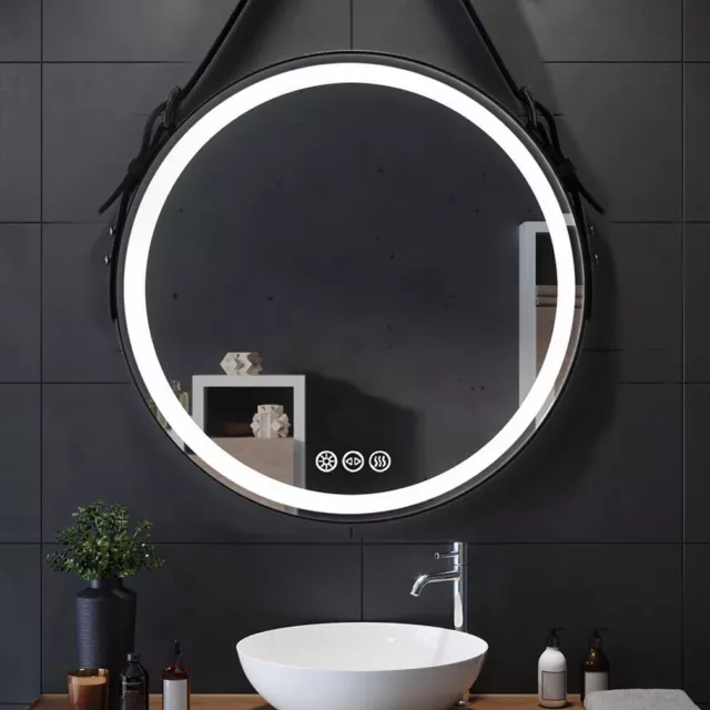Automatic Anti-fog LED Bathroom Mirror Shatter-proof Safe Glass LED Light Mirror