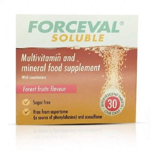 FORCEVAL SOLUBLE ADULT/JUNIOR Multivitamins & Minerals Food Supplement