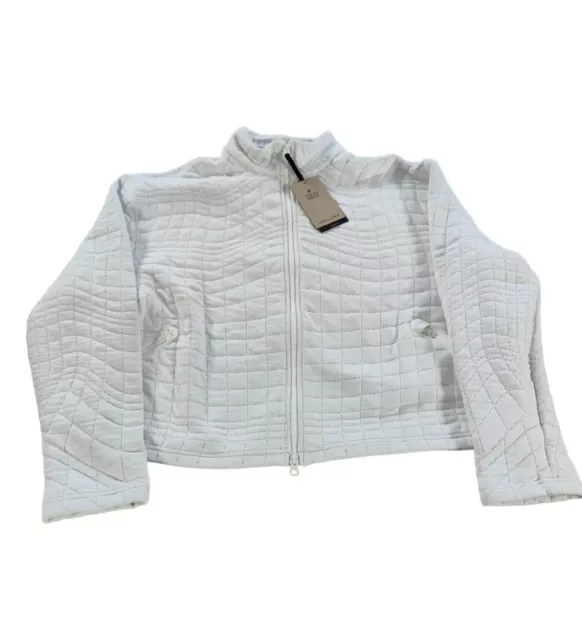 BNWT NIKE TECH PACK therma-fit Zip Jacket Sweatshirt Off White Size 8 Xs Women's