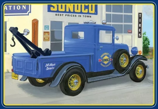 AMT 1/25 Sunoco 1934 Ford Service Station Pickup Truck Plastic Model Kit 1289