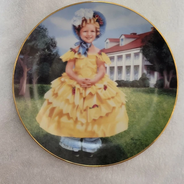 Danbury Mint, Shirley Temple “The Little Colonel” Collector Plate c1239