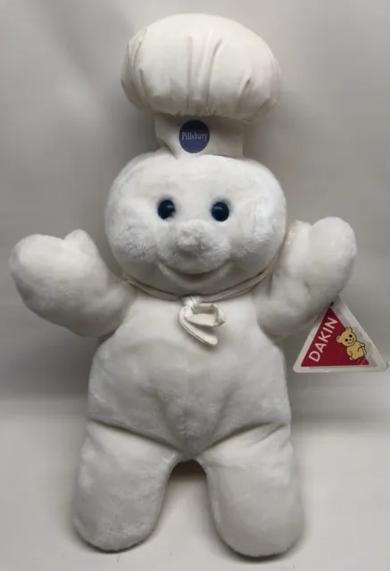 Pillsbury Doughboy Vintage DAKIN Poppin Fresh Plush Stuffed Hand Puppet
