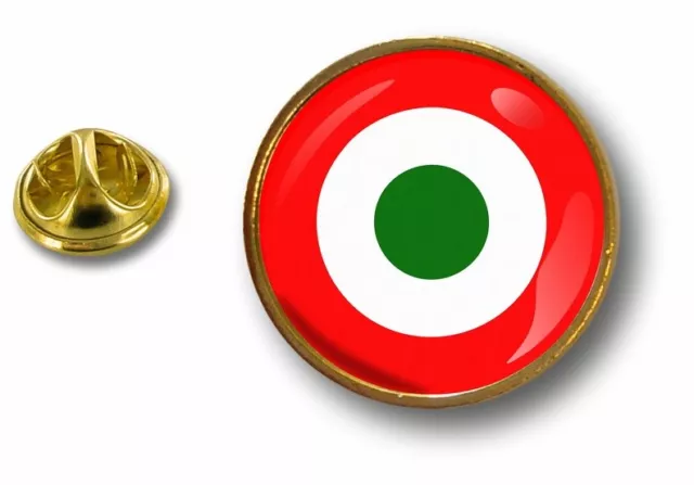 pins pin badge pin's metal button drapeau cocarde air force militaire italie