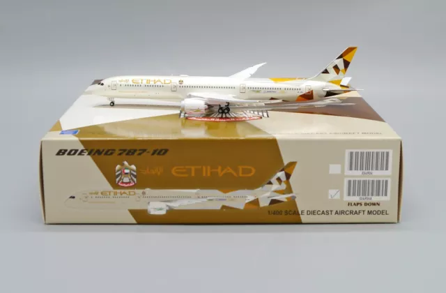 Etihad B787-10 Reg: A6-BMI JC Wings Scale 1:400 Diecast model FLAPS DOWN XX4904A