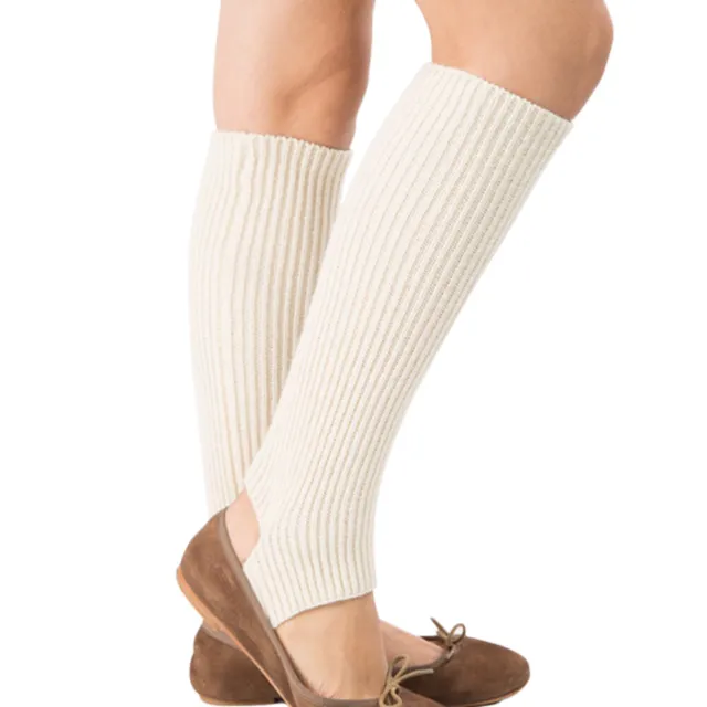 Femmes chaudes au crochet doux tricoté jambe manchette chaussettes danse latine