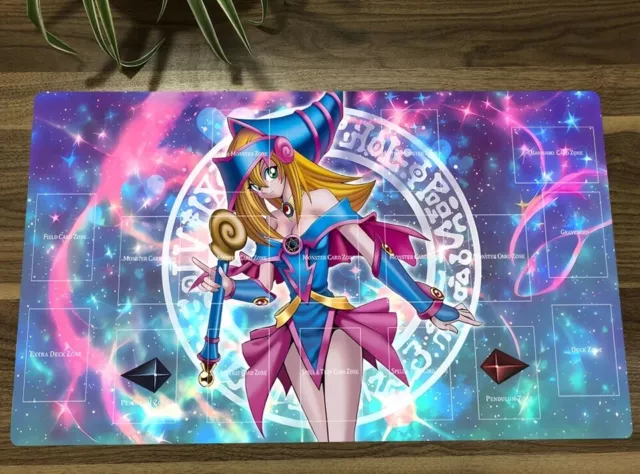 Hot YuGiOh Dark Magician Girl CCG TCG Trading Card Game Mat free bag