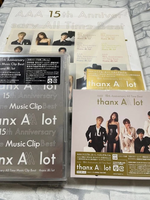 CD AAA 15TH Anniversary All Time Best -thanx AAA lot- Japan Music